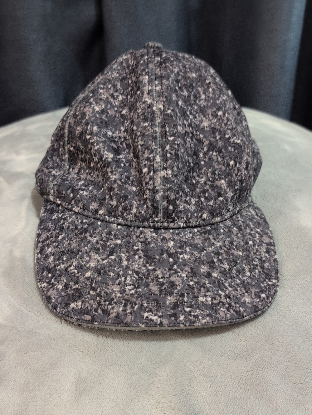 Black Speckled Baseball Cap